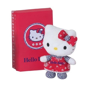 М'яка іграшка Hello Kitty міні червона 10 см (150681-5) зображення 1