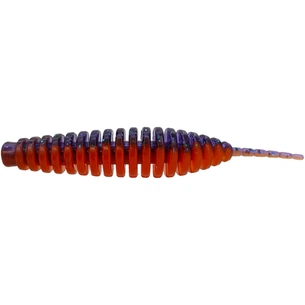 Силікон рибальський FishUP Tanta 3" 207 - Dark Violet/Orange (6шт/уп) (1862.00.22) зображення 1