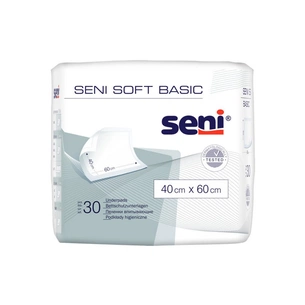 Пелюшки для малюків Seni Soft Basic 40х60 см 30 шт (5900516692292) зображення 1