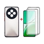 Чохол до мобільного телефона Dengos Oppo Reno 12F 4G Case Matte + 2 Glass (Black) (DG-CTG2P-19) - зменшене зображення 1