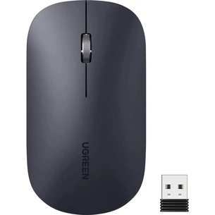Мишка Ugreen MU001 Portable Wireless Black (90372) зображення 1