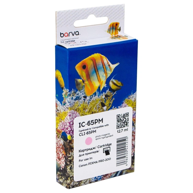 Картридж Barva Canon CLI-65PM (4221C001) 320sh, light magenta (IC-65PM) - зображення 1