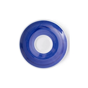 Блюдце Ancap серія Verona Millecolori 12 см Blue для серій "Verona/Torino/Roma Millecolori Hand Painted" (34405) зображення 1