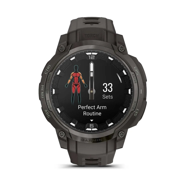 Смарт-годинник Garmin Instinct Crossover AMOLED, Charcoal Grey/Charcoal Grey, GPS смарт-годинник (010-03398-00) - picture 9