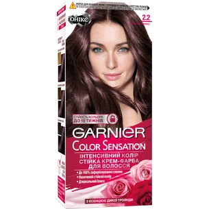 Фарба для волосся Garnier Color Sensation 2.2 - Темний Онікс 110 мл (3600542415873) зображення 1