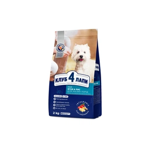 Сухий корм для собак Club 4 Paws Преміум. Для дрібних порід - ягня і рис 2 кг (4820083909603) зображення 1