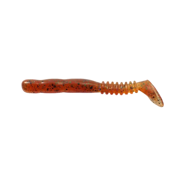 Силікон рибальський Reins Rockvibe Shad 4" 568 Fire Sugar (12 шт/уп.) (1552.07.20) - изображение 1
