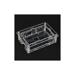 Корпус для Мікро ПК Raspberry Pi для PI4 прозорий (Acrylic, for 3.5 inch LCD) (RA575) зображення 1