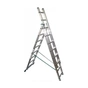 Драбина Werk універсальна трисекційна LZ3210B, 3х10 (126215) - зменшене зображення 1