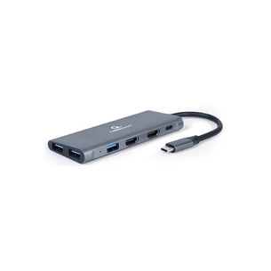 Концентратор Cablexpert USB-C 3-in-1 (HUB/HDMI/PD) (A-CM-COMBO3-01) зображення 1