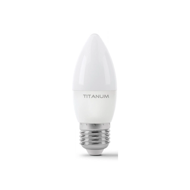 Лампочка TITANUM C37 6W E27 4100K 220V (TLС3706274) - зображення 1