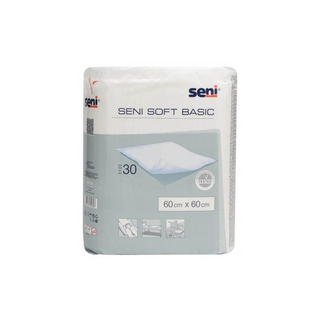 Пелюшки для малюків Seni Soft Basic 60х60 см 30 шт (5900516692308) - picture 1