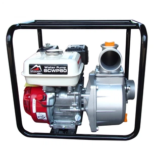 Мотопомпа Vulkan рукав 75мм, 55м3/год, підйом 30м, чиста вода, SCWP80H, двиг. HONDA GX160 (81497) picture 1