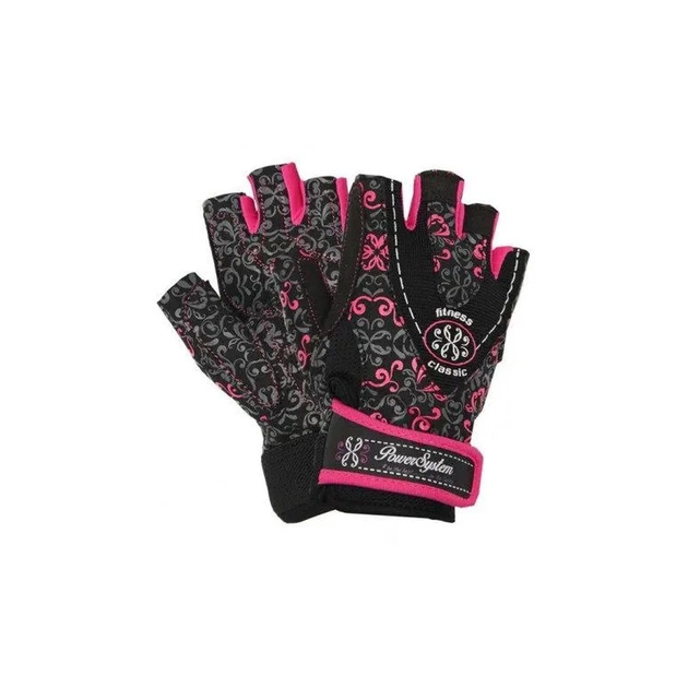 Рукавички для фітнесу Power System Classy PS-2910 Pink XS (PS_2910_XS_Black/Pink) - изображение 1