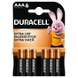 Батарейка Duracell AAA лужні 6 шт. в упаковці (5000394107472 / 81483511) - зменшене зображення 2