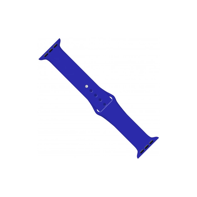 Ремешок для смарт-часов Intaleo Silicone для Apple Watch 42/44 mm blue (1283126494369) - изображение 1