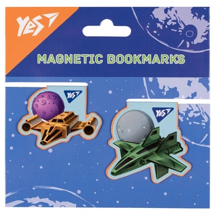 Закладки для книг Yes магнітні Super Space, 2шт (708116) зображення 1