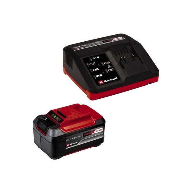 Набір акумулятор + зарядний пристрій Einhell PXC Starter Kit 5,2 Аh (4512114) - изображение 1