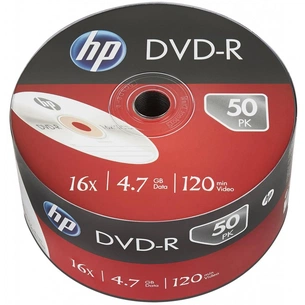 Диск DVD HP DVD-R 4.7GB 16X 50шт (69303/DME00070-3) изображение 1