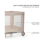 Дитячий манеж Kinderkraft с пеленатором Joy 2 Beige (5902533925162) - зменшене зображення 5