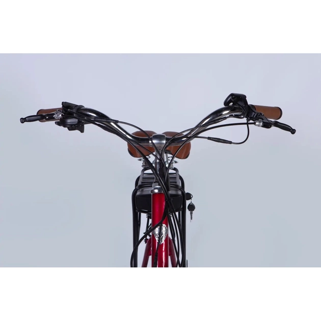 Електровелосипед Dorozhnik 28" eCORAL DD FR рама-19" 48B 13А*г 500Вт 2026 рубіновий (ELB-D-28-117) - picture 6