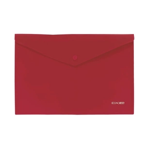 Папка - конверт Economix А4 180 мкм, непрозора, фактура "помаранч", червона (E31305-53) зображення 1