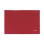 Папка - конверт Economix А4 180 мкм, непрозора, фактура "помаранч", червона (E31305-53) - зменшене зображення 1