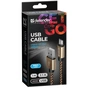 Дата кабель USB 2.0 AM to Micro 5P 1.0m USB08-03T gold Defender (87800) - зменшене зображення 3