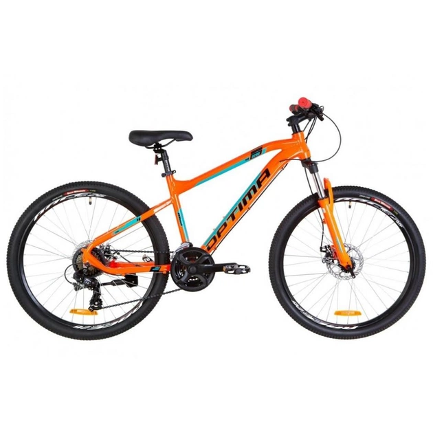 Велосипед Optimabikes 26" F-1 AM DD рама-18" 2019 синьо-помаранчевий (OPS-OP-26-147) - изображение 1