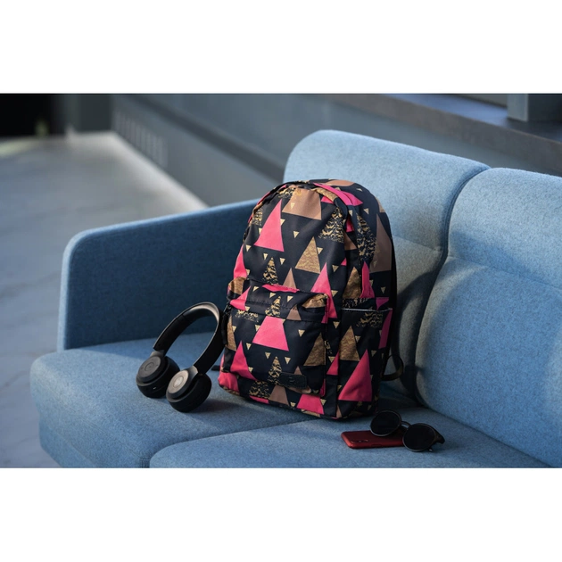Рюкзак для ноутбука 2E 13" TeensPack Triangles, black (2E-BPT6114BK) - picture 11