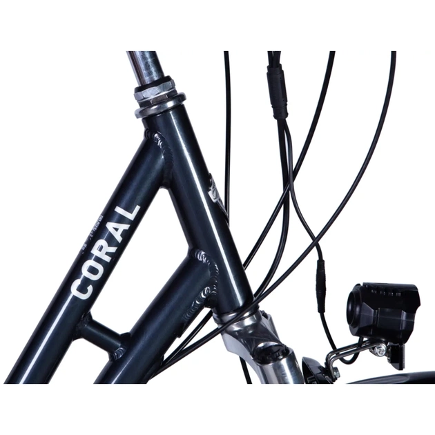 Електровелосипед Dorozhnik 28" eCORAL DD FR рама-19" 48B 13А*г 500Вт 2026 темно-сірий (ELB-D-28-114) - picture 3
