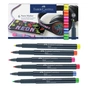 Набір маркерів Faber-Castell тонких неонових для декорування Neon Marker, M (1,5 мм) 6 кольорів (32026) - зменшене зображення 2