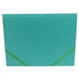 Папка на резинках H-Tone А4, зелена (FOLD-HT-JJ40941-G) - зменшене зображення 3
