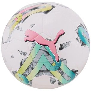 М'яч футбольний Puma Orbita 5 TB Hardground Уні 5 Білий / Рожевий / Мультиколор (4065449745024) зображення 1