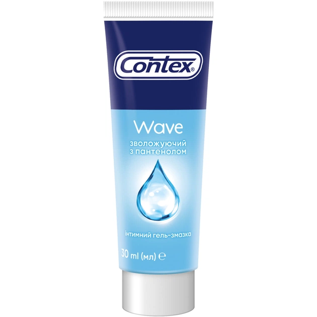 Інтимний гель-змазка Contex Wave зволожуючий з пантенолом (лубрикант) 30 мл (4820108005211) - picture 1