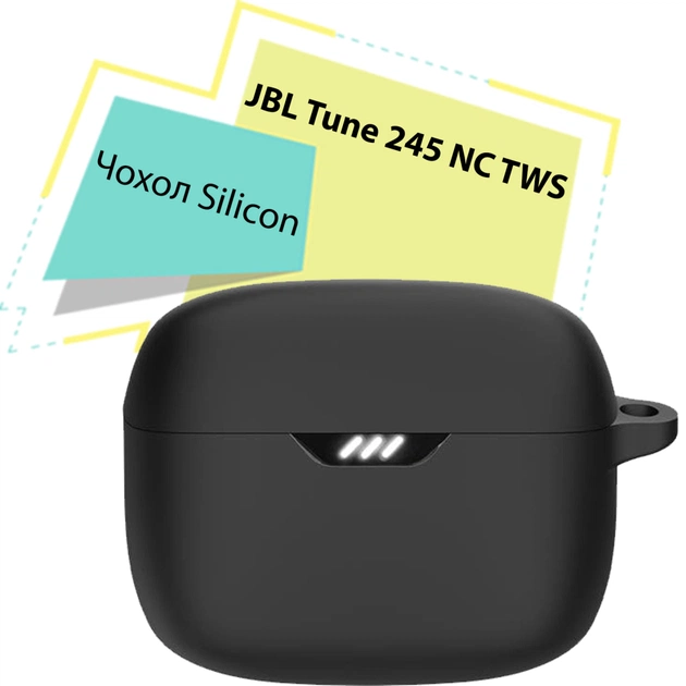 Чохол для навушників BeCover для JBL Tune 245 NC TWS Black (713220) - picture 1