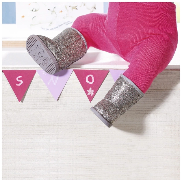 Аксесуар до ляльки Zapf Baby Born Сріблясті Чобітки (831786) - picture 4