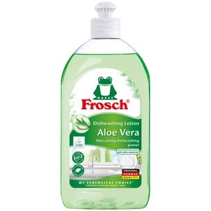 Засіб для ручного миття посуду Frosch Алое Вера 500 мл (4009175164537/4001499162954) зображення 1