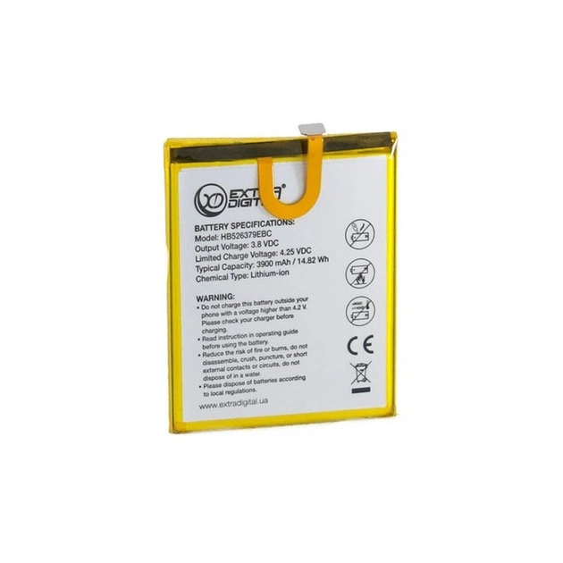 Акумуляторна батарея Extradigital Huawei Y6 Pro 3900 mAh (BMH6495) - picture 2