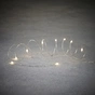 Гірлянда Luca Lighting струна, 1 м, класична біла, 10 LED 2xCR2032, таймер (8720362037095) - зменшене зображення 1