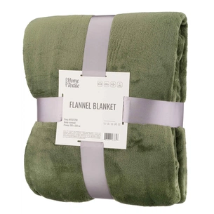 Плед Ardesto Flannel 100% поліестер, зелений 200х220 см (ART0212SB) зображення 1