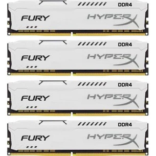 Модуль пам'яті для комп'ютера DDR4 32GB (4x8GB) 2133 MHz HyperX FURY White Kingston Fury (ex.HyperX) (HX421C14FW2K4/32) зображення 1