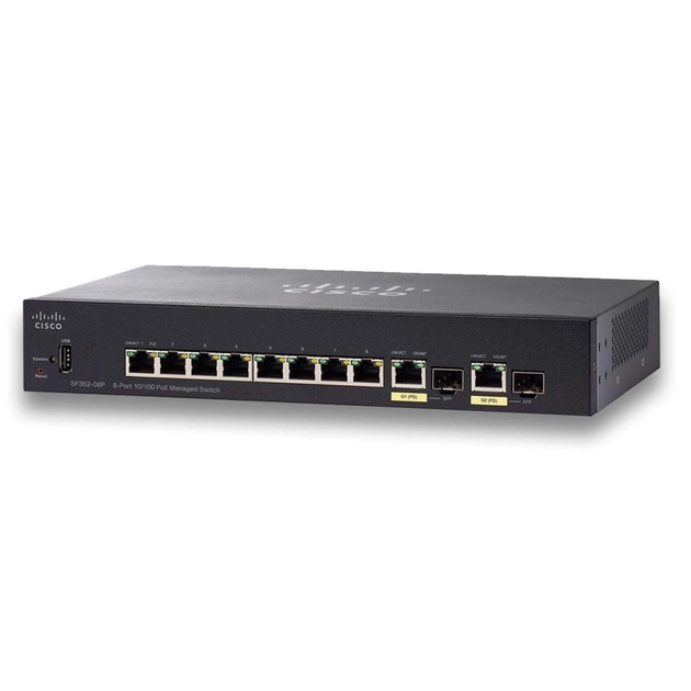 Комутатор мережевий Cisco SF352-08P-K9-EU - изображение 1