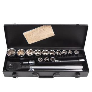 Набор торцевых головок Alloid 19-50мм, 3/4", 17шт. (НГ-6017М) изображение 1