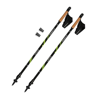 Палиці для скандинавської ходи PowerPlay 9104 Lykke Black/Green 80-135 см (PP_9104_LYKKE) зображення 1