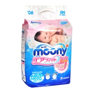 Підгузки Moony NB (0-5 кг) 90 шт (4903111243785) зображення 1