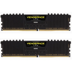 Модуль пам'яті для комп'ютера DDR4 32GB (2x16GB) 4133 MHz Vengeance LPX Black Corsair (CMK32GX4M2K4133C19) зображення 1