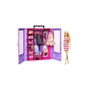 Аксесуар до ляльки Barbie Бузкова шафа для одягу з лялькою (HJL66) - зменшене зображення 3