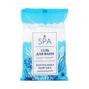 Сіль для ванн Spa Морська натуральна 1000 г (3800227850481) зображення 1