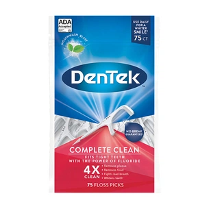 Флос-зубочистки DenTek Комплексне очищення 75 шт. (047701000106) зображення 1